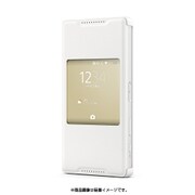 SCR44/W [Xperia Z5 compact用ウィンドウ付きカバー ホワイト]