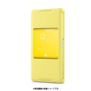 SCR44/Y [Xperia Z5 compact用ウィンドウ付きカバー イエロー]