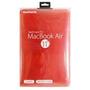 Mac Book Air 11インチ用 ハードケース クリアレッド OWL-CVMBA11-CRD