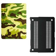 Mac Book Air 13インチ用 ハードケース 迷彩柄 グリーン OWL-CVMBA13CA-GN