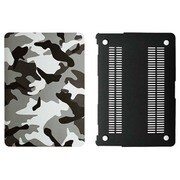 Mac Book Air 13インチ用 ハードケース 迷彩柄 グレー OWL-CVMBA13CA-GY