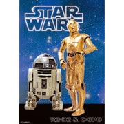 ポステッカー STAR WARS(スター・ウォーズ) R2-D2&C-3PO [キャラクターグッズ]