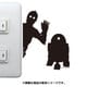 ウォールステッカー ペタモ スター・ウォーズ C-3PO&R2-D2 [キャラクターグッズ]
