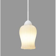 LEDデザインペンダントライト Petaloシリーズ ガラス製 乳白 PL5L-E17PT