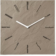 砂岩 さがん 掛け時計 ライトブラウン INTERIOR CLOCK