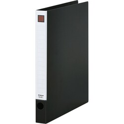 レバーリングファイル A4 タテ型 200枚収納 黒 6671