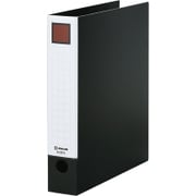 レバーリングファイル A4 タテ型 380枚収納 黒 6674