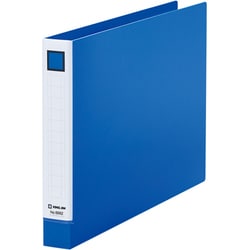 レバーリングファイル A4 ヨコ型 250枚収納 青 6682