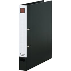 レバーリングファイル Dタイプ A4 タテ型 250枚収納 黒 6872