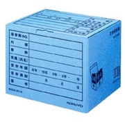 文書保存箱フォルダー B4サイズ A4サイズ用 青 B4A4-BX-B