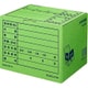 文書保存箱フォルダー B4サイズ A4サイズ用 緑 B4A4-BX-G