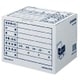 文書保存箱フォルダー B4サイズ A4サイズ用 白 B4A4-BX-W