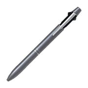 2+1 Acro(ツープラスワンアクロ) ドライブ 0.7mm 2色(黒/赤) 油性ボールペン スライドレバー式 グレー BKHD-250R-GY