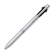 2+1 Acro(ツープラスワンアクロ) ドライブ 0.7mm 2色(黒/赤) 油性ボールペン スライドレバー式 シルバー BKHD-250R-S