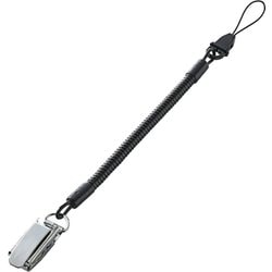 P-STCM50BK [スマートフォン用ストラップ クリップ 金属 50cm ブラック]
