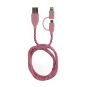 デュオケーブル 1.0m MFi認定 ライトニングケーブル 日本限定カラー SAKURA(ピンク) IBP-DCSKR10