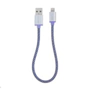 レトロケーブル 0.25m MFi認定 ライトニングケーブル 日本限定カラー AOI(ダークブルー) IBP-RCIAOI02