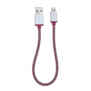 レトロケーブル 0.25m MFi認定 ライトニングケーブル 日本限定カラー MIYABI(レッド) IBP-RCIMYB02