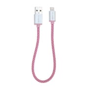 レトロケーブル 0.25m MFi認定 ライトニングケーブル 日本限定カラー SAKURA(ピンク) IBP-RCISKR02
