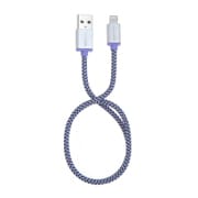 レトロケーブル 0.5m MFi認定 ライトニングケーブル 日本限定カラー AOI(ダークブルー) IBP-RCIAOI05