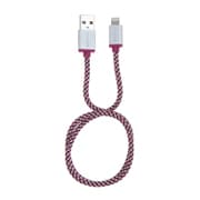 レトロケーブル 0.5m MFi認定 ライトニングケーブル 日本限定カラー MIYABI(レッド) IBP-RCIMYB05