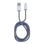 レトロケーブル 1.0m MFi認定 ライトニングケーブル 日本限定カラー AOI(ダークブルー) IBP-RCIAOI10