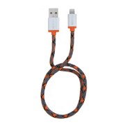 レトロケーブル 0.5m MFi認定 ライトニングケーブル オレンジ RC50ORA