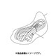 CD付ラジカセ用電源ケーブル 151-125125-003