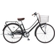 シティサイクル EASTBOY（イーストボーイ） カジュアル 26型 外装6段変速 マットブラック 16EB266CS BK