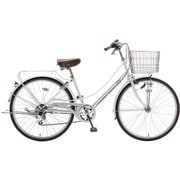 シティサイクル EASTBOY（イーストボーイ） カジュアル 26型 外装6段変速 スノーホワイト 16EB266CS WT