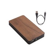 モバイル充電器 天然木使用 5000mAh ウォルナット Contour コントゥア