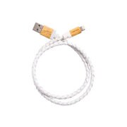 ライトニングケーブル 天然木・牛革使用 50cm バンブー Contour コントゥア