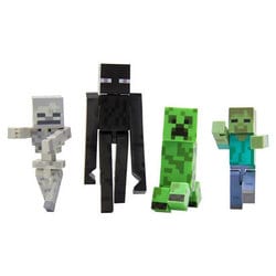 ヨドバシ Com Jazwares アクションフィギュア マインクラフト 敵キャラクター 4体入りパック 通販 全品無料配達