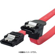 SATA 3.0規格 スタンダードケーブル ストレート-下L 20cm レッド OWL-CBSAT3-SLU20RD