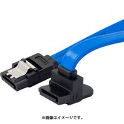 SATA 3.0規格 スタンダードケーブル ストレート-上L 20cm ブルー OWL-CBSAT3-SLT20BL