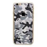 DG-IP6SG3BCS [High Grade Glass Screen Protector for iPhone 6s/6 背面用 Camouflage Snow]