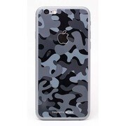 DG-IP6SG3BCM [High Grade Glass Screen Protector for iPhone6/6S 背面用 Camouflage Midnight]