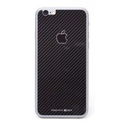 DG-IP6SG3BCABK [High Grade Glass Screen Protector for iPhone6/6S 背面用 ブラックカーボン]