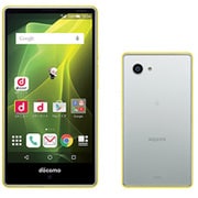 AQUOS Compact SH-02H Yellow×Silver [スマートフォン]