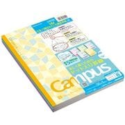 限定キャンパスノート B罫ドット入り カラフルモザイク 5色パック ノ-3CBTN-L10X5