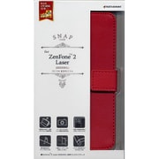 ZenFone 2 Laser 手帳型ケース ブックタイプ RD(レッド) 1947ZEN2L