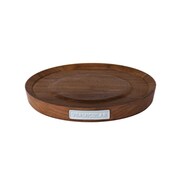 NW18WSTNGOODS005 [ナチュラルウッド マグネットトリベット 18cm用 ブラックウォールナット×ストーン]