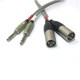 TRS-XLR(M)-1M [TRS⇔XLR(M) バランスタイプ(2芯)ツインケーブル 1M]