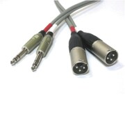 TRS-XLR(M)-5M [TRS⇔XLR(M) バランスタイプ(2芯)ツインケーブル 5M]