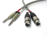 XLR(F)-TRS-5M [XLR(F)⇔TRS バランスタイプ(2芯)ツインケーブル 5M]