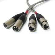 XLR(F)-XLR(M)-1M [XLR(F)⇔XLR(M) バランスタイプ(2芯)ツインケーブル 1M]