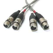 XLR(F)-XLR(F)-1M [XLR(F)⇔XLR(F) バランスタイプ(2芯)ツインケーブル 1M]