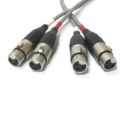 XLR(F)-XLR(F)-2M [XLR(F)⇔XLR(F) バランスタイプ(2芯)ツインケーブル 2M]