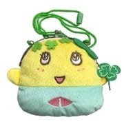 ネックがま口ポーチ ふなっしー クローバー [キャラクターグッズ]