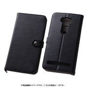 ASUS ZenFone 2 Laser ZE601KL用 シンプルブックレザーケース ブラック RT-AZ2L6LBC6/B